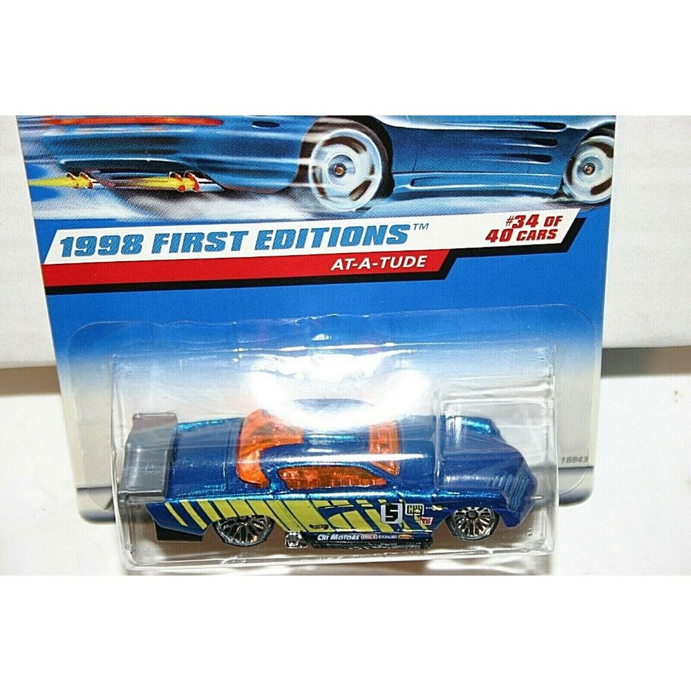 Hot Wheels 1998 First Editions At-A-Tude # 667 blue - Picture 3 of 4